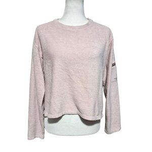 Horny Toad Fleece Top Womens Size M Pink and Brown Long Sleeve Shirt